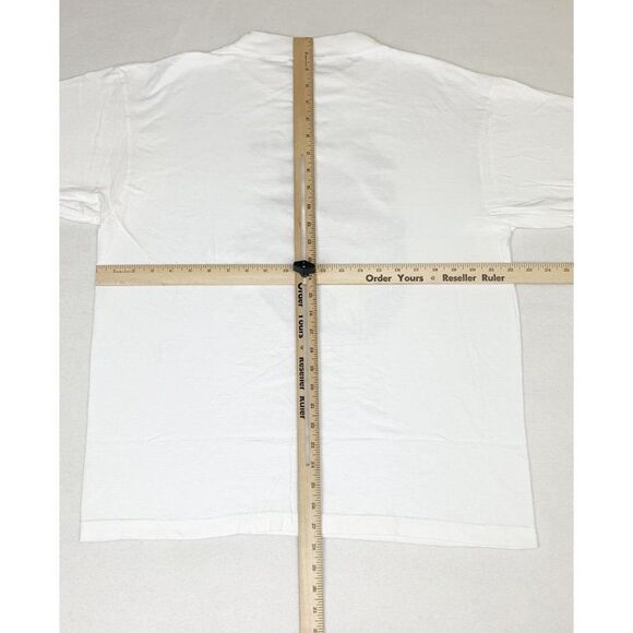 Vintage Border Collie Dog T-shirt White Big Face Art - Picture 5 of 8